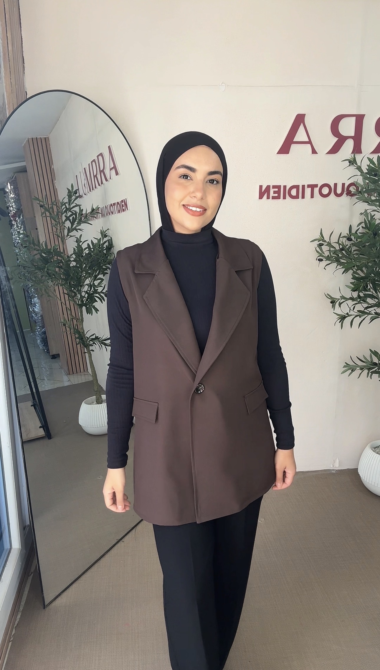 Blazer semi-classique - Taille: Taille 2 : 40-44 | Couleur: Marron