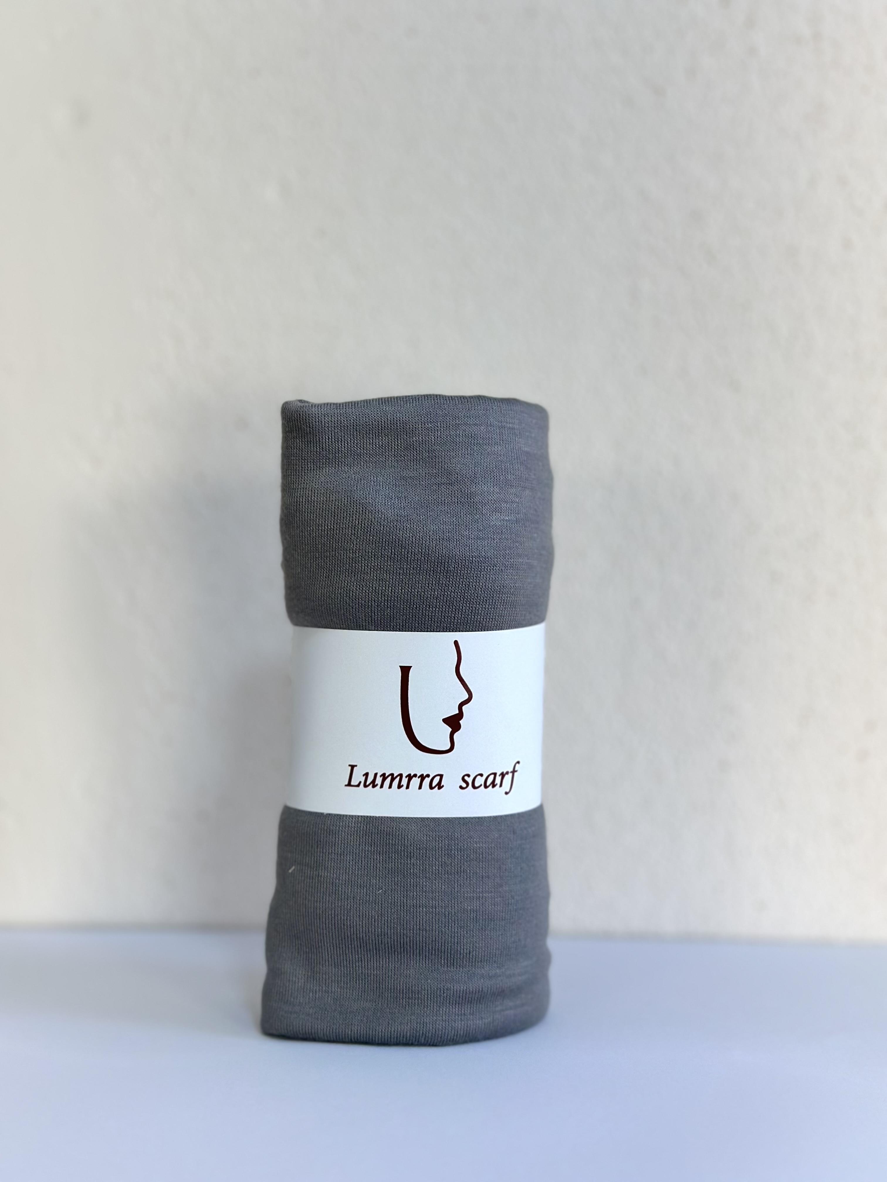 Mini foulard carré - Couleur: GRIS SOURIS