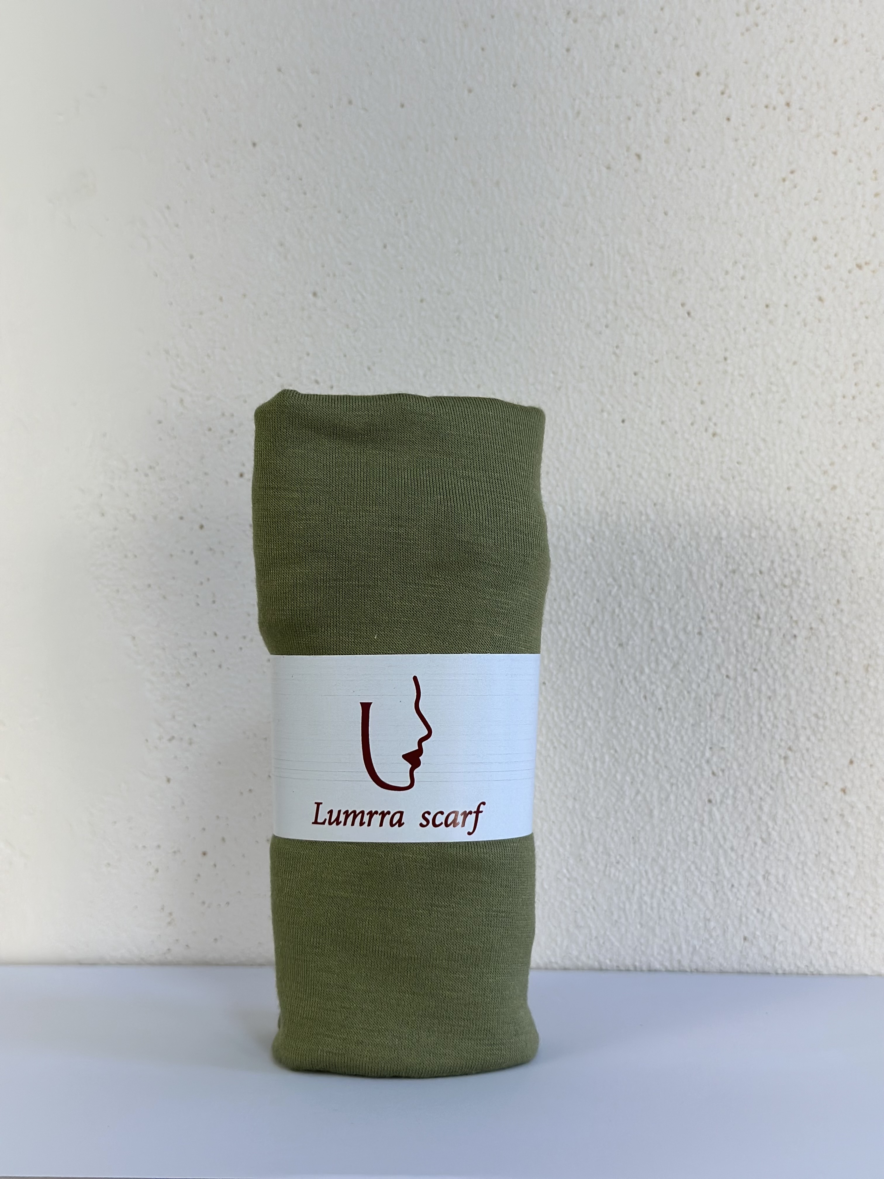 Mini foulard carré - Couleur: VERT OLIVE
