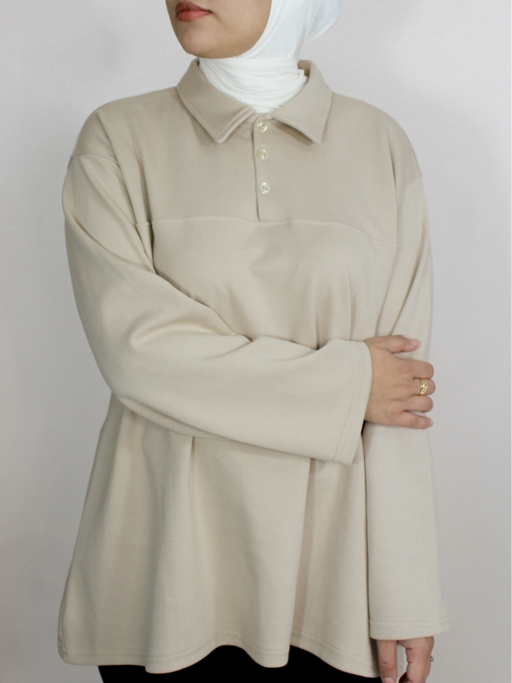 Polo modeste à boutons 
